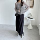 透かし編みメッシュニットプルオーバー | GeeRA | 詳細画像41 