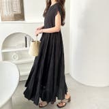 涼やかインド綿ボリュームティアードワンピ | GeeRA | 詳細画像12