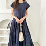 涼やかインド綿ボリュームティアードワンピ | GeeRA | 詳細画像8