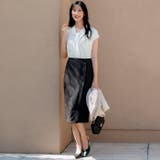 【２点セット】単品使いもできる！ベーシックブラウス＆スカートセットアップ | GeeRA | 詳細画像5 