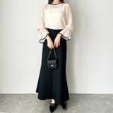 配色パイピングシアーワッシャーブラウス | GeeRA | 詳細画像14 