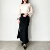 配色パイピングシアーワッシャーブラウス | GeeRA | 詳細画像16 