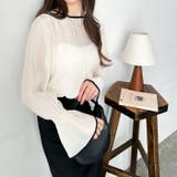 配色パイピングシアーワッシャーブラウス | GeeRA | 詳細画像18 