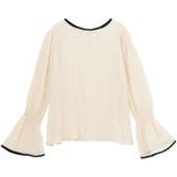 配色パイピングシアーワッシャーブラウス | GeeRA | 詳細画像29 