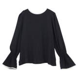 配色パイピングシアーワッシャーブラウス | GeeRA | 詳細画像31 