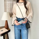 配色パイピングシアーワッシャーブラウス | GeeRA | 詳細画像6 