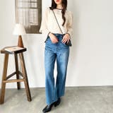 配色パイピングシアーワッシャーブラウス | GeeRA | 詳細画像8 