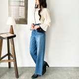 配色パイピングシアーワッシャーブラウス | GeeRA | 詳細画像9 