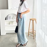 綿100%袖シアー切替シルケットTシャツ | GeeRA | 詳細画像11