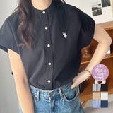 【U.S. POLO ASSN.】フレンチスリーブシャツ | GeeRA | 詳細画像1