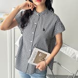 黒系ギンガム | 【Ｕ．Ｓ． ＰＯＬＯ ＡＳＳＮ．】フレンチスリーブシャツ | GeeRA