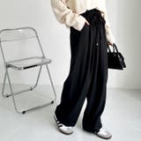 上品見え!ダブルタックワイドイージーパンツ | GeeRA | 詳細画像4