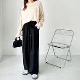 上品見え!ダブルタックワイドイージーパンツ | GeeRA | 詳細画像5