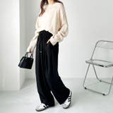 上品見え!ダブルタックワイドイージーパンツ | GeeRA | 詳細画像6