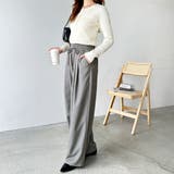 上品見え!ダブルタックワイドイージーパンツ | GeeRA | 詳細画像24