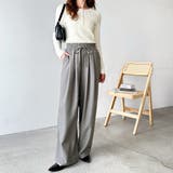 上品見え!ダブルタックワイドイージーパンツ | GeeRA | 詳細画像25