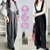 フロントジップハイウエストサロペット | GeeRA | 詳細画像1