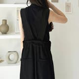 フロントジップハイウエストサロペット | GeeRA | 詳細画像14