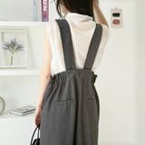 フロントジップハイウエストサロペット | GeeRA | 詳細画像44