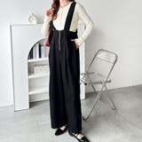 フロントジップハイウエストサロペット | GeeRA | 詳細画像9