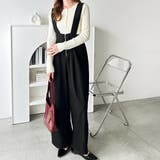 フロントジップハイウエストサロペット | GeeRA | 詳細画像10