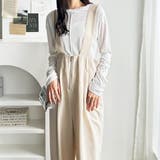 フロントジップハイウエストサロペット | GeeRA | 詳細画像22