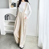 フロントジップハイウエストサロペット | GeeRA | 詳細画像24