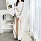 フロントジップハイウエストサロペット | GeeRA | 詳細画像25