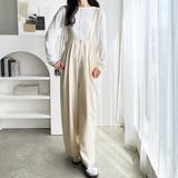 フロントジップハイウエストサロペット | GeeRA | 詳細画像26