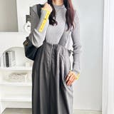 フロントジップハイウエストサロペット | GeeRA | 詳細画像38