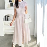 クレリック配色ウエストギャザーシャツワンピース | GeeRA | 詳細画像43