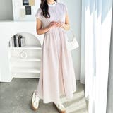 クレリック配色ウエストギャザーシャツワンピース | GeeRA | 詳細画像45