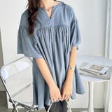 フレアー袖キーネックブラウス | GeeRA | 詳細画像22