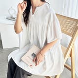 フレアー袖キーネックブラウス | GeeRA | 詳細画像31