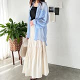 オーバーサイズシアー楊柳シャツ オフィスカジュアル 夏服 | GeeRA | 詳細画像7 