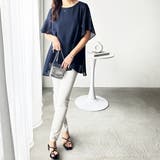 <接触冷感>異素材シフォンレイヤードチュニック | GeeRA | 詳細画像11