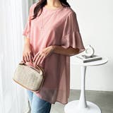 <接触冷感>異素材シフォンレイヤードチュニック | GeeRA | 詳細画像26