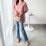 <接触冷感>異素材シフォンレイヤードチュニック | GeeRA | 詳細画像28