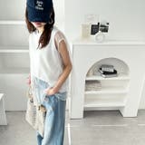 チュールカバーフレンチスリーブカットソー | GeeRA | 詳細画像3 