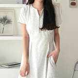 前後2WAYハーフジップフレンチ袖ワンピ | GeeRA | 詳細画像55