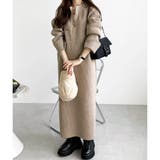 前後２ＷＡＹハーフジップニットワンピース | GeeRA | 詳細画像16 