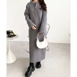 前後２ＷＡＹハーフジップニットワンピース | GeeRA | 詳細画像23 