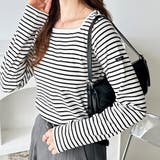 ピスネーム付スクエアネックリブカットソー | GeeRA | 詳細画像17