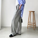 【FIRST MOOD】切替デザインカーブスウェットパンツ | GeeRA | 詳細画像9 