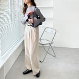 春にぴったり！セレモニーにもオフィスにも！配色フレアースリーブリブニットトップス… | GeeRA | 詳細画像51 