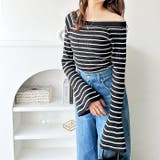 バレエネックフレアースリーブニット | GeeRA | 詳細画像11