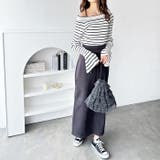 バレエネックフレアースリーブニット | GeeRA | 詳細画像6