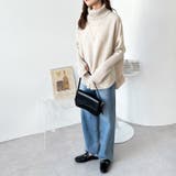 ハイネックラウンドヘム指穴ニット | GeeRA | 詳細画像12 