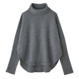 ハイネックラウンドヘム指穴ニット | GeeRA | 詳細画像17 