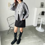 ドットジャガードクルーネックニットカーディガン | GeeRA | 詳細画像11